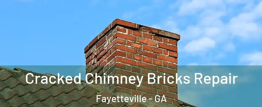  Cracked Chimney Bricks Repair Fayetteville - GA
